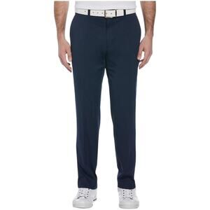 PGA TOUR Mens Navy Blue Solid Active Waistband Flat Front Pants | NEW/NWT!!